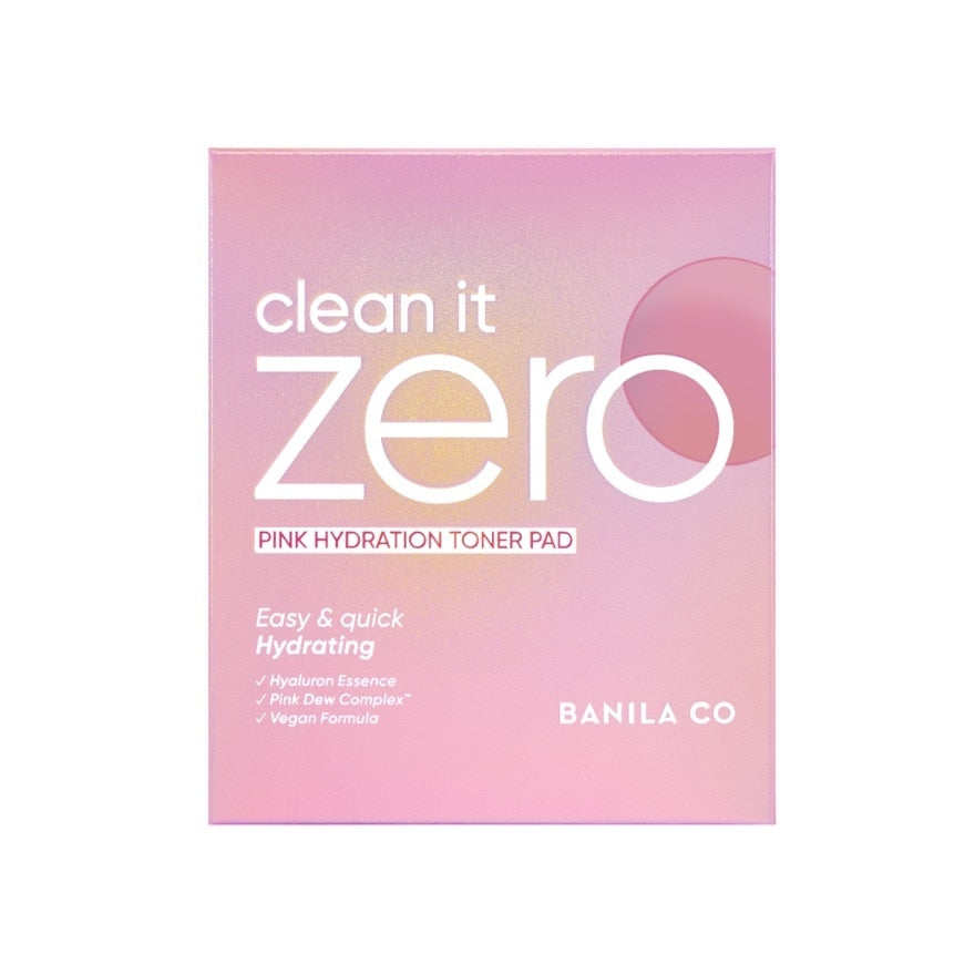 Banila Co Toner Pad Clean it Zero Pink Hydration 70'S