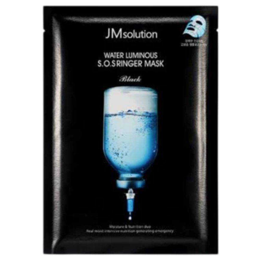 JMsolution Mask Water Luminious S.O.S Ringer Black 1'S