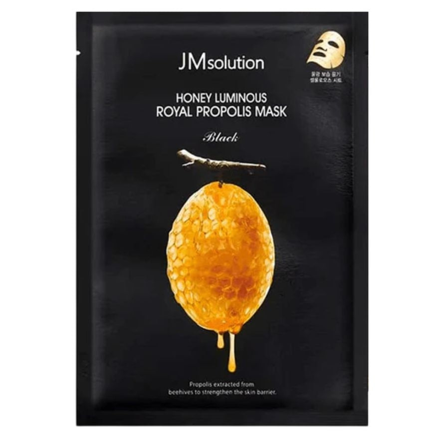 JMsolution Mask Honey Luminous Royal Propolis Black 1'S