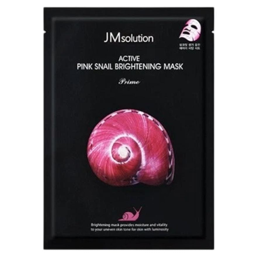 JMsolution Mask Active Pink Snail Brightening Prime 1'S