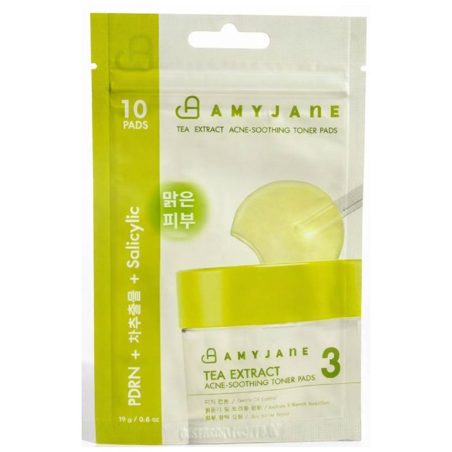 AmyJane Toner Pads Tea Extract Acne Soothing 3'S