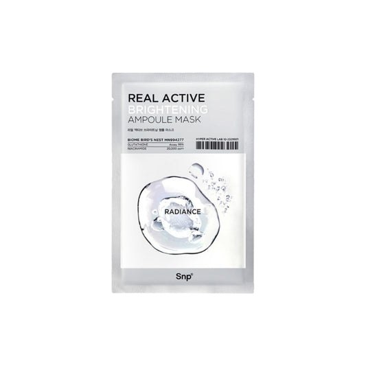 SNP Real Active Brightneing Ampoule Mask 1'S