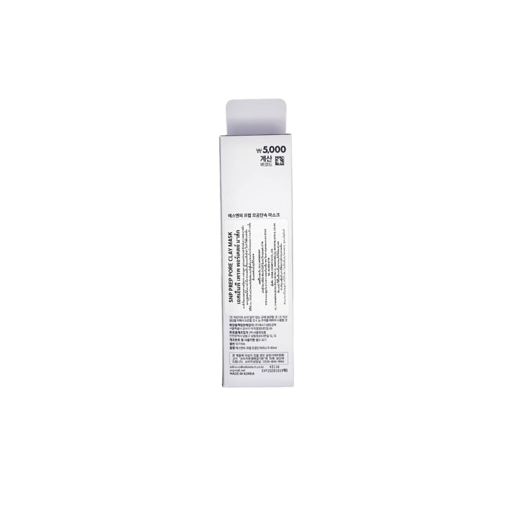 SNP Prep Pore Clay Mask 80 Ml.