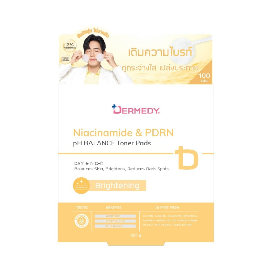 Dermedy Toner Pad PH Balance Niacinamide PDRN 100'S