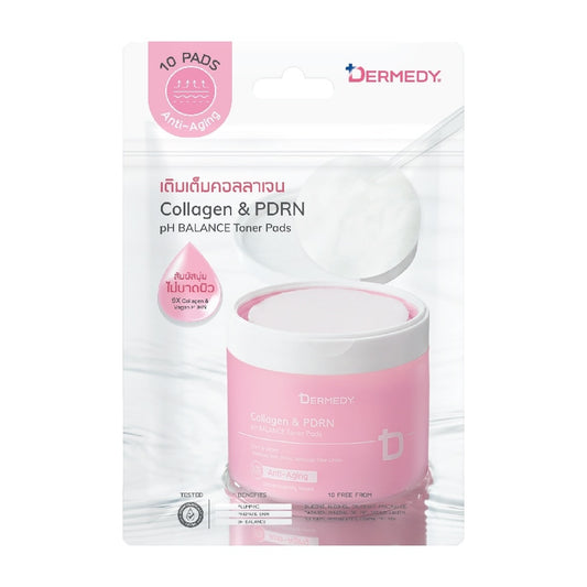 Dermedy Toner Pad PH Balance Collagen PDRN 10'S