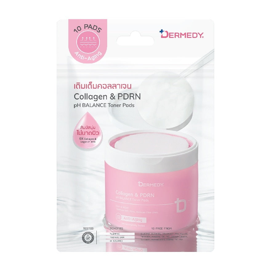 Dermedy Toner Pad PH Balance Collagen PDRN 10'S