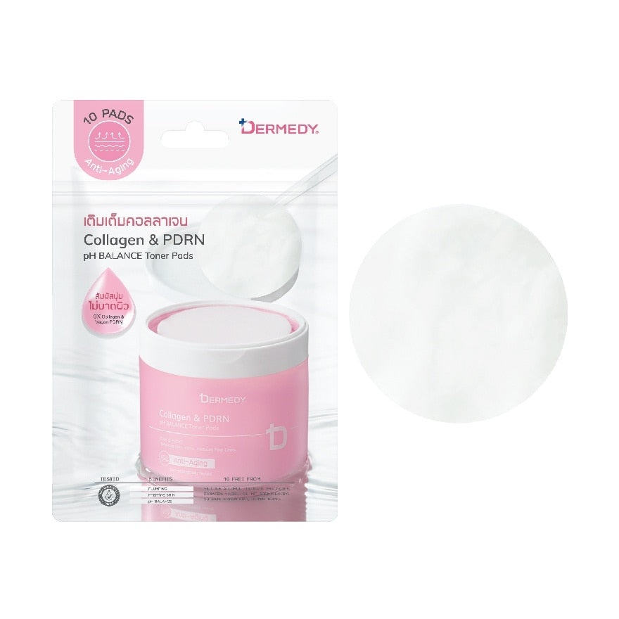 Dermedy Toner Pad PH Balance Collagen PDRN 10'S