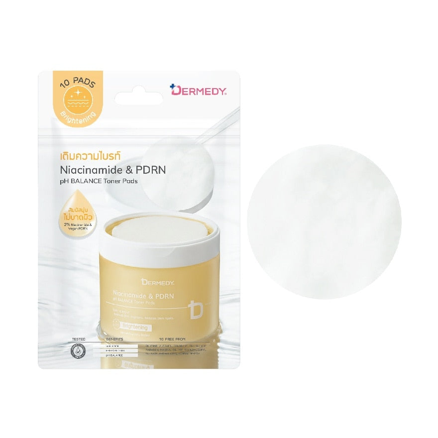 Dermedy Toner Pad PH Balance Niacinamide PDRN 10'S