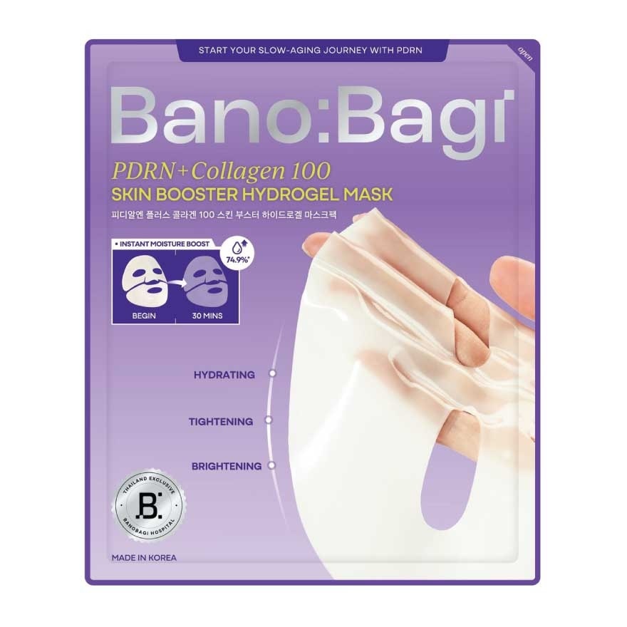 Banobagi Hydrogel Mask PDRN + Collagen 100 Skin Booster 1'S