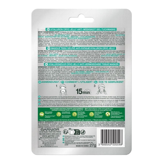 Garnier Skin Active Hyaluron Cryo Jelly Mask 1'S