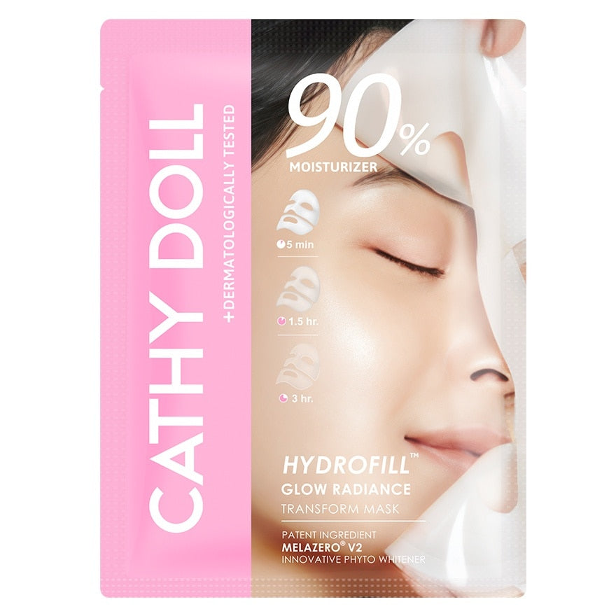 Cathy Doll Hydrofill Transform Mask 90 Moisturizer Glow Radiance 1'S