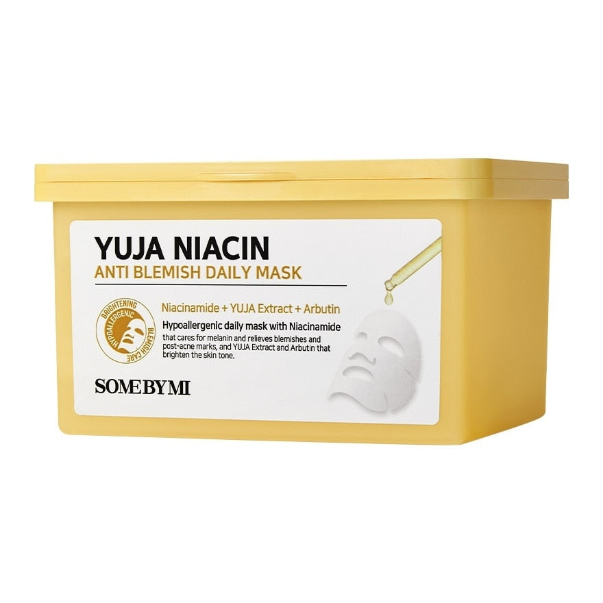 Some By Mi Yuja Niacin Anti-Blemish Daily Mask 30'S