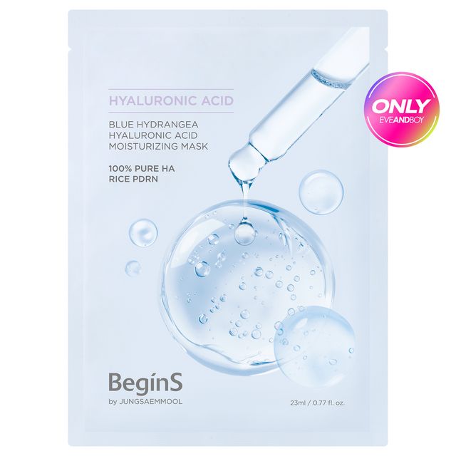 BEGINS BY JUNGSAEMMOOL Blue Hydrangea Hyaluronic Acid Moisturizing Mask (1P)