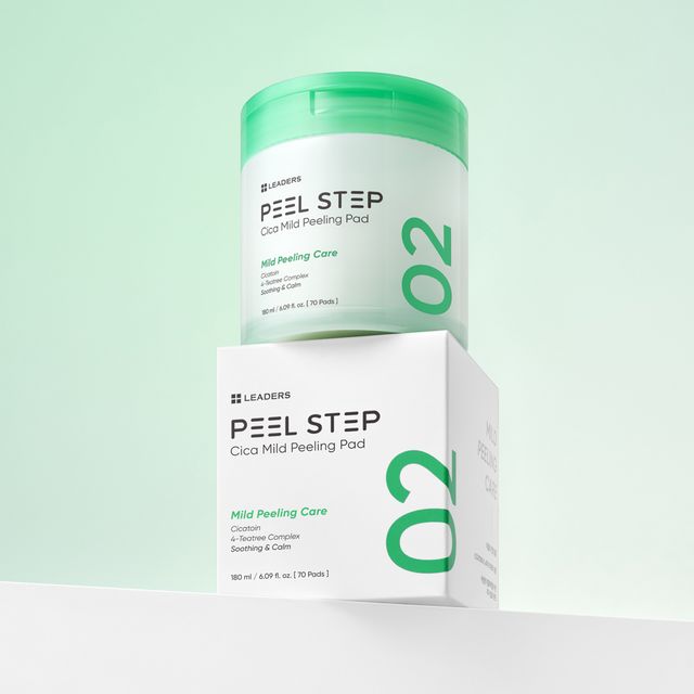 LEADERS Peel Step Cica Mild Peel Peeling Pad 70 Pads