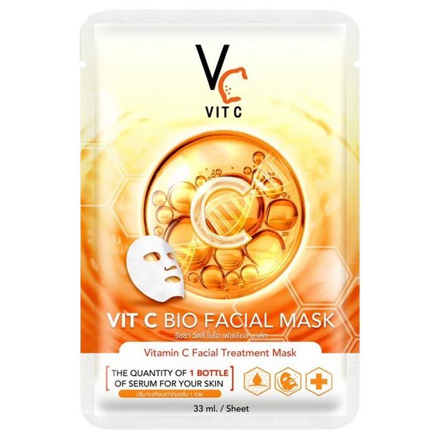 Ratcha Vit C Bio Facial Mask 1'S