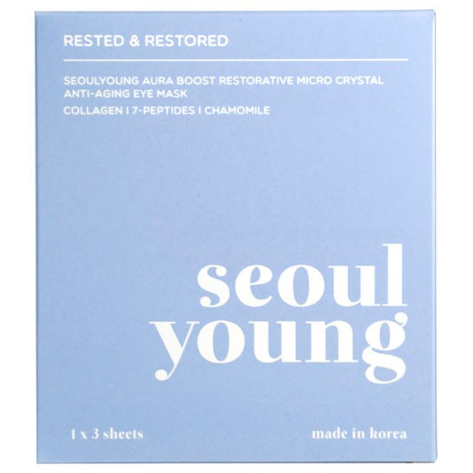 SEOULYOUNG Aura Boost Restorative Micro Crystal Anti-Aging Eye Mask