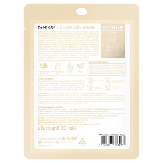 Dr.Niks Glass Gel Mask Youth Up 1'S