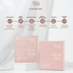 RISEBYNUR Glow skin sheet mask box 6 sheets