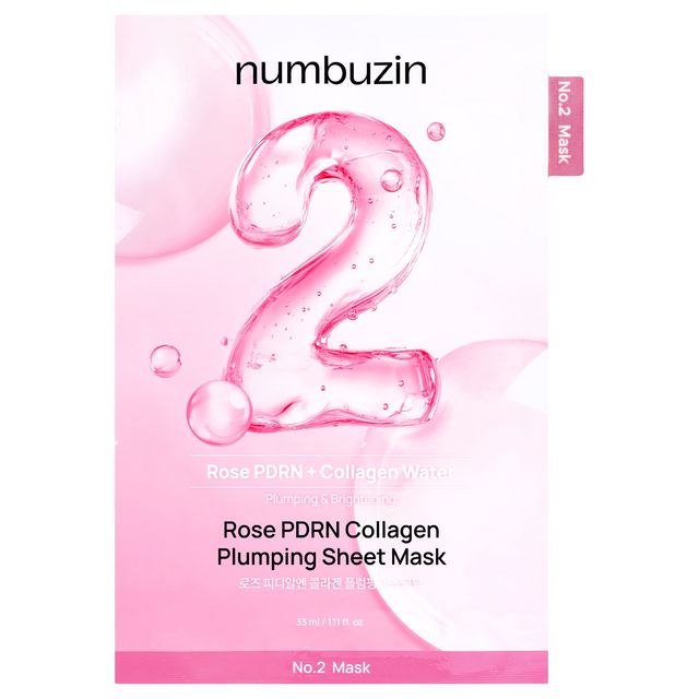 NUMBUZIN No.2 Rose PDRN Collagen Plumping Sheet Mask (1ea)