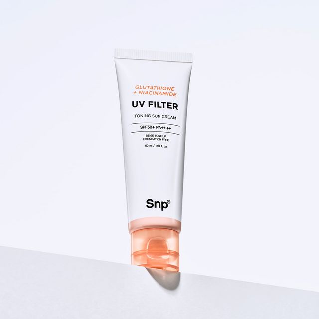SNP PREP Glutathione Niacinamide UV Filter Toning Sun Cream (50 Ml+20 Ml)