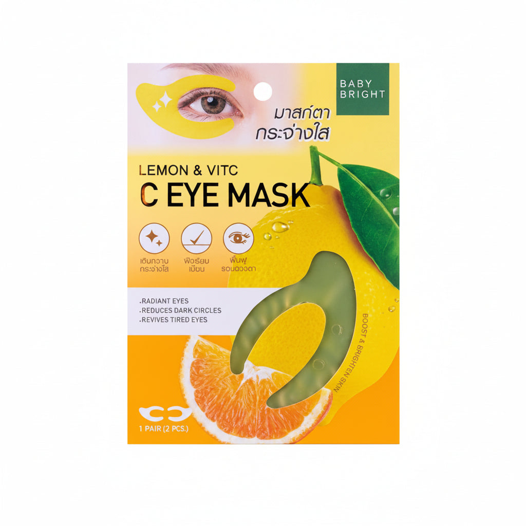 BABY BRIGHT Lemon & VitC C Eye Mask