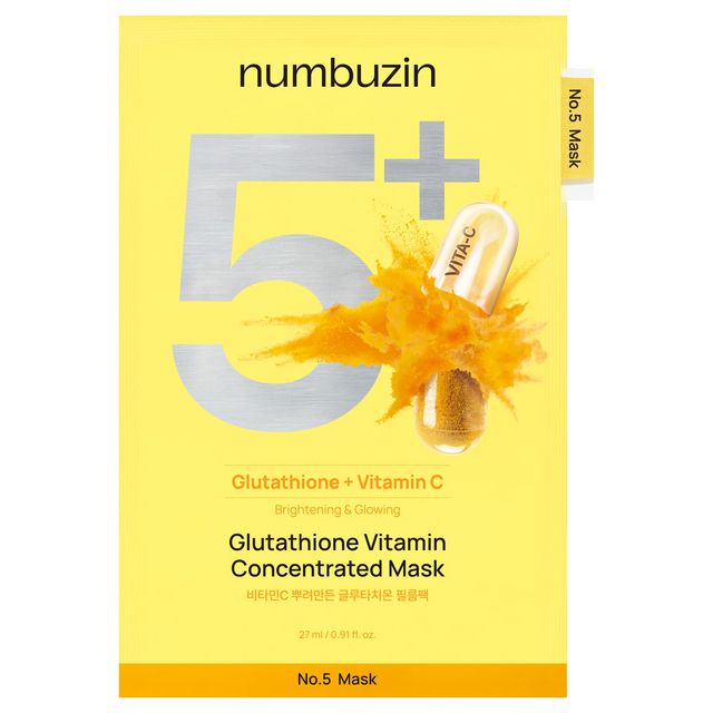 NUMBUZIN No.5+ Glutathione Vitamin Concentrated Mask (1ea)