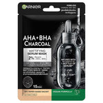 Garnier Mask AHA + BHA Charcoal Mattifying Serum 1'S