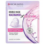 ROJUKISS Double Mask Niacinamide Glutathione
