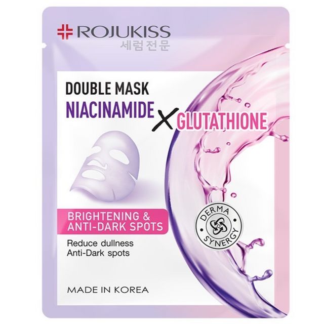 ROJUKISS Double Mask Niacinamide Glutathione