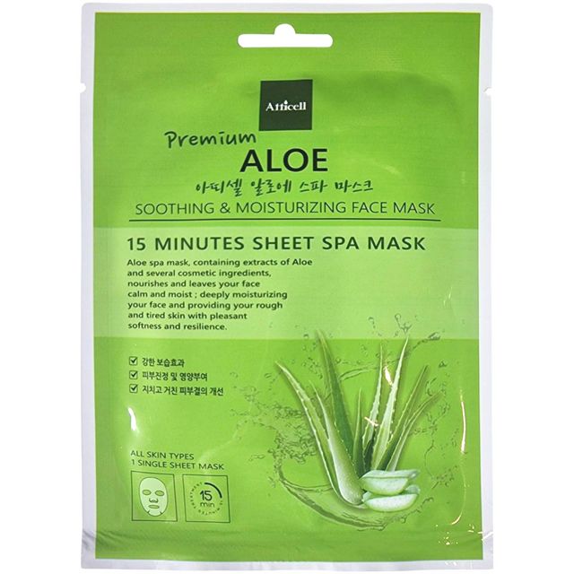 ATTICELL Aloe Soothing & Moisturizing Face Mask