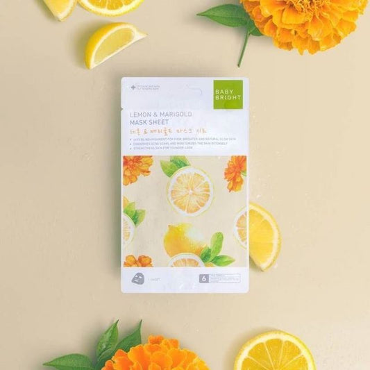 BABY BRIGHT Lemon & Marigold Mask Sheet