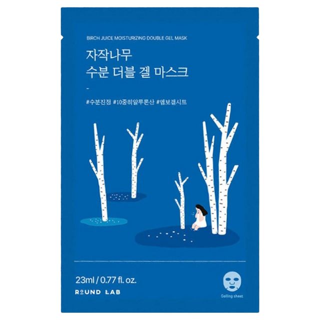 ROUND LAB Birch Juice Moisturizing Double Gel Mask