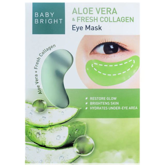BABY BRIGHT Aloe Vera & Fresh Collagen Eye Mask 1 Pair