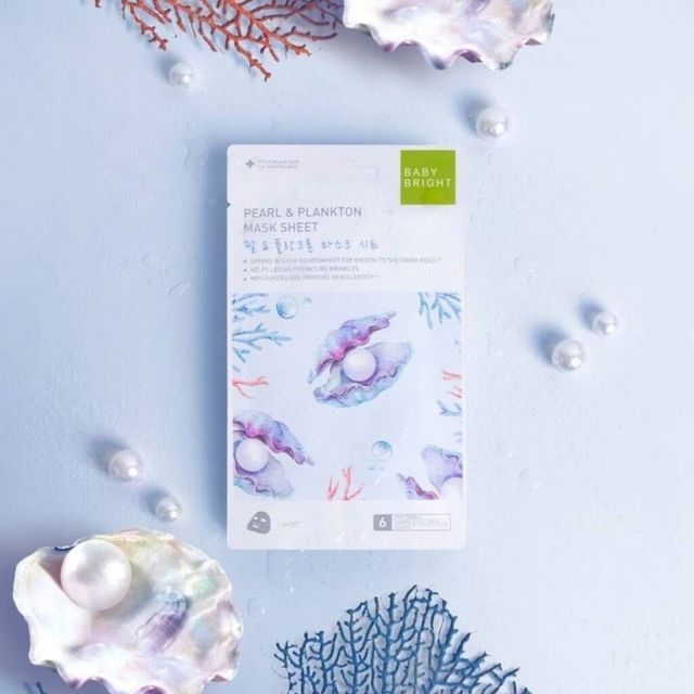 BABY BRIGHT Pearl & Plankton Essence Mask Sheet