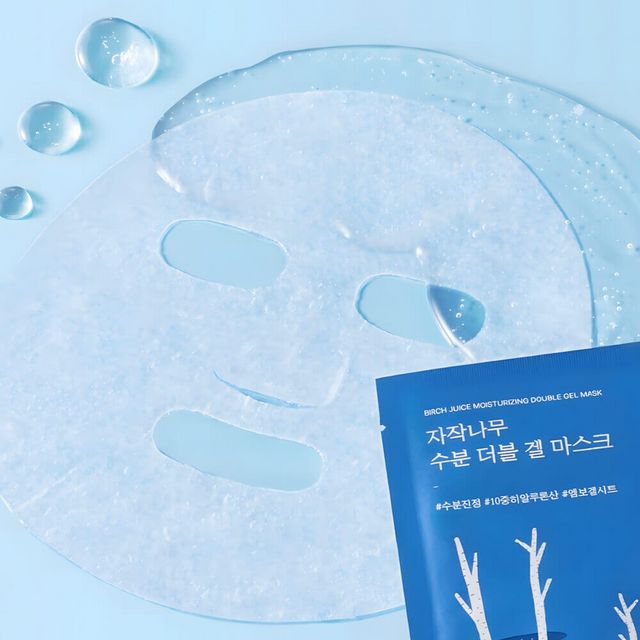 ROUND LAB Birch Juice Moisturizing Double Gel Mask