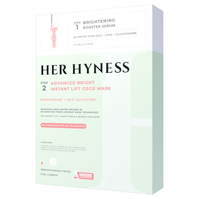 HER HYNESS Advanced Bright Instant Lift Coco Mask (Box) 5 pcs