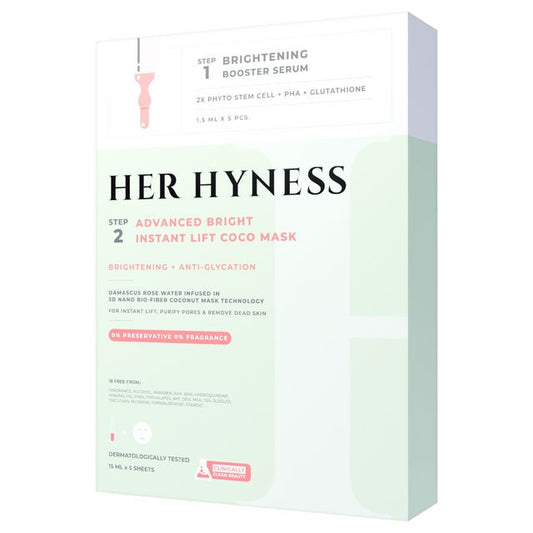 HER HYNESS Advanced Bright Instant Lift Coco Mask (Box) 5 pcs