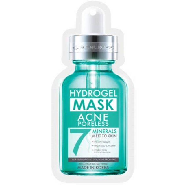 ROJUKISS Acne Poreless Hydrogel Mineral Mask 7