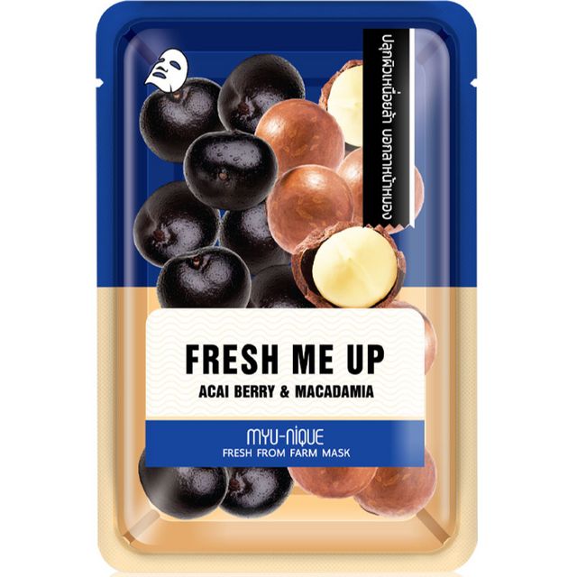 MYU-NIQUE Fresh From Farm Acai Berry & Macadamia Mask