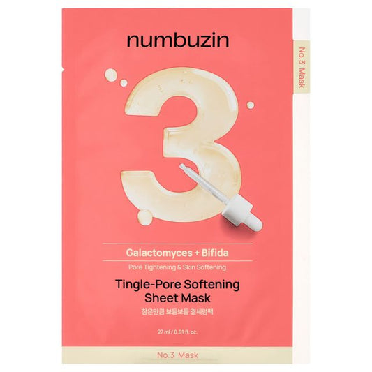 NUMBUZIN No.3 Tingle-Pore Softening Sheet Mask (1ea)
