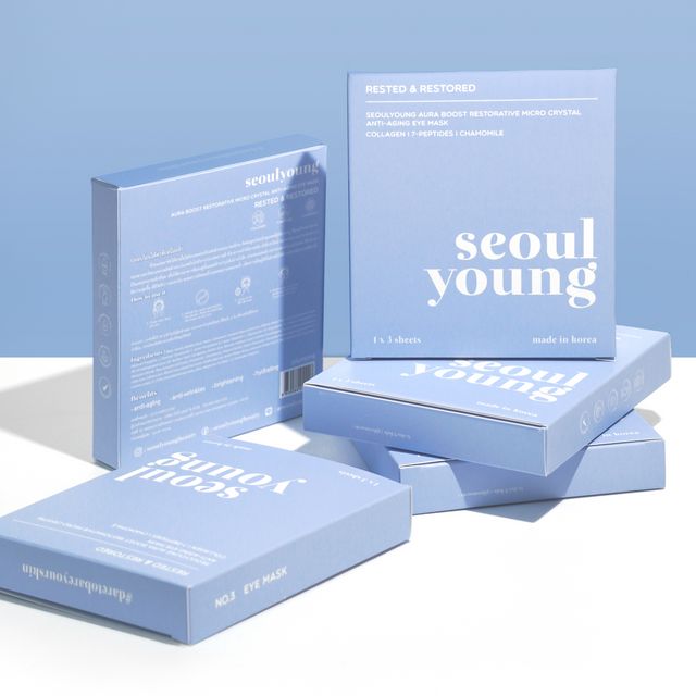 SEOULYOUNG Aura Boost Restorative Micro Crystal Anti-Aging Eye Mask
