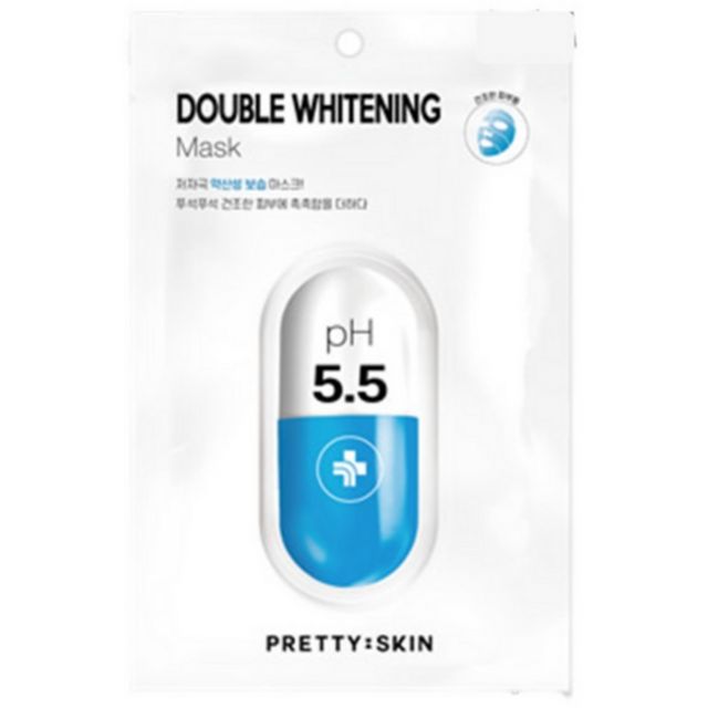 PRETTY SKIN Double Whitening Mask Sheet
