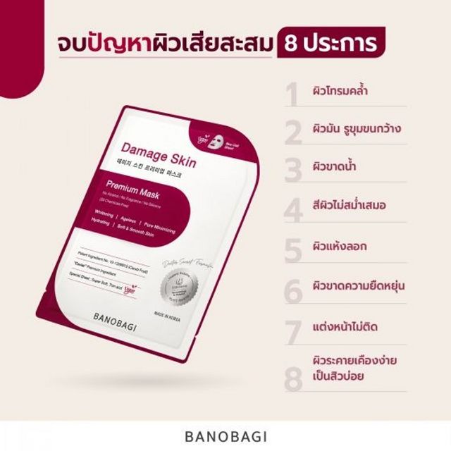 Banobagi Damage Skin Premium Mask 1'S